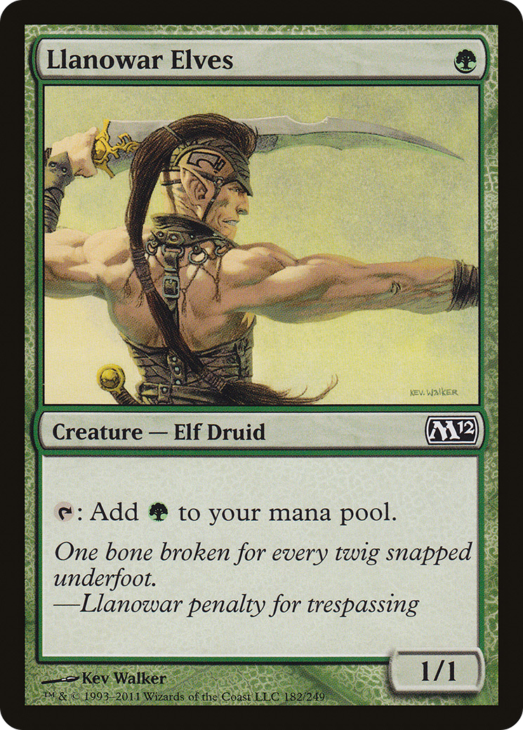 Llanowar Elves (M12) 182