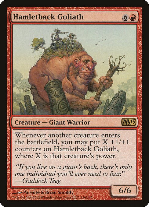 Hamletback Goliath front