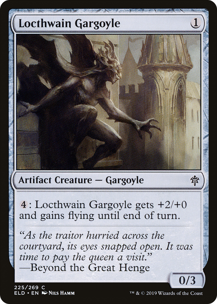 Locthwain Gargoyle (ELD) 225 - WZRD TCG