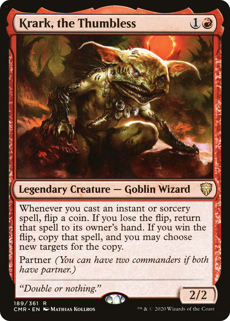 Krark, the Thumbless (CMR) 189