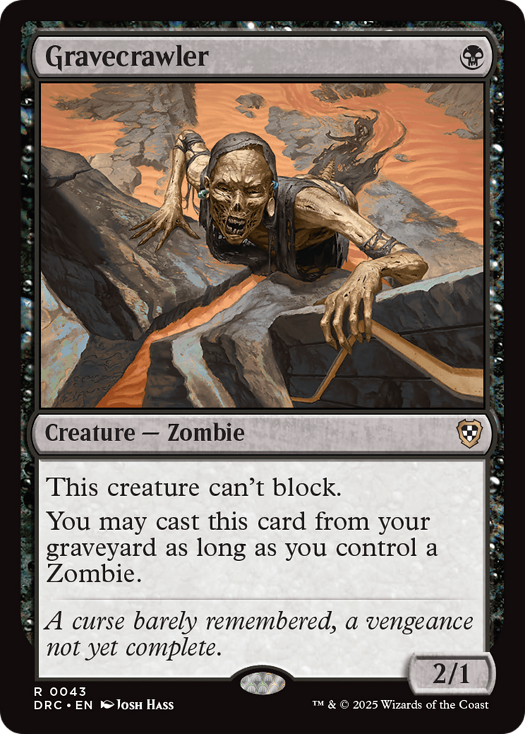 Gravecrawler (DRC) 43 - WZRD TCG