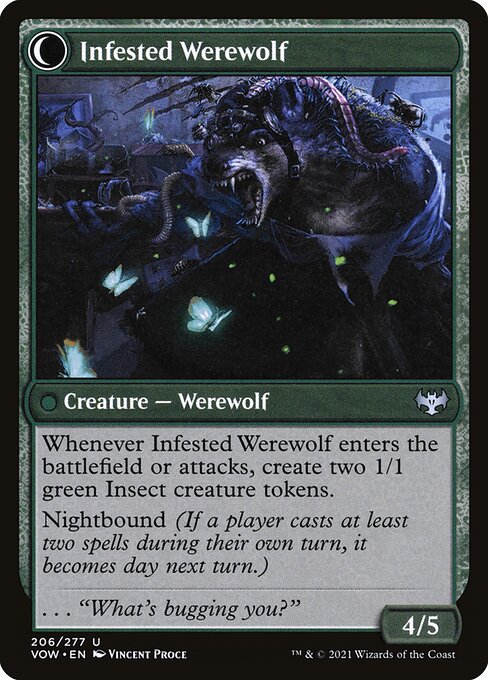 Infestation Expert // Infested Werewolf back