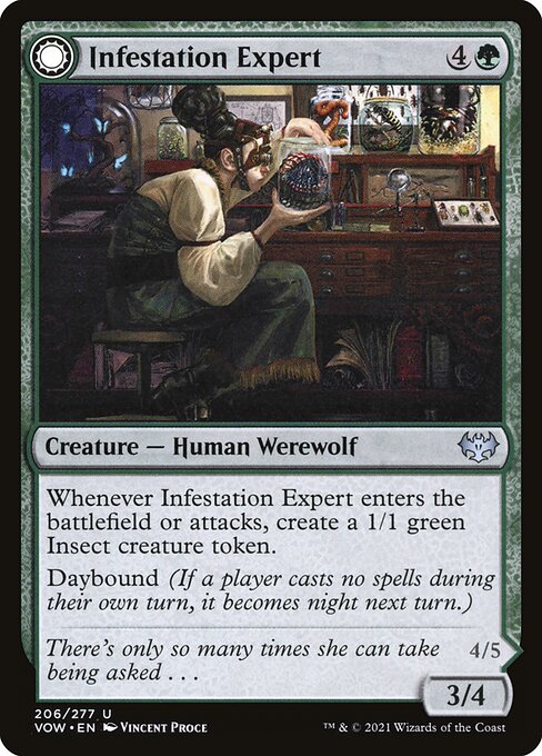 Infestation Expert // Infested Werewolf front