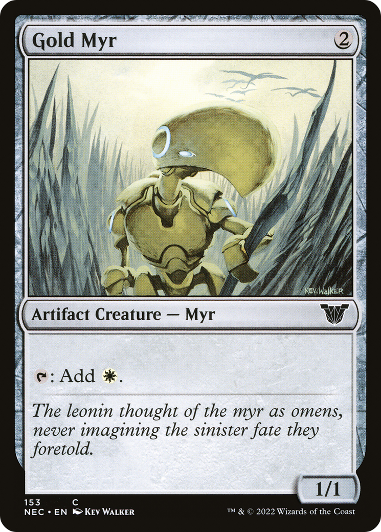 Gold Myr (NEC) 153 - WZRD TCG