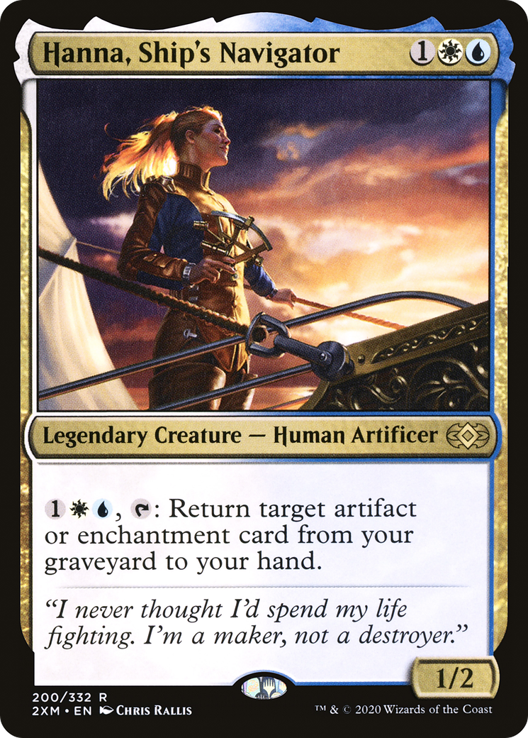 Hanna, Ship's Navigator (2XM) 200 - WZRD TCG