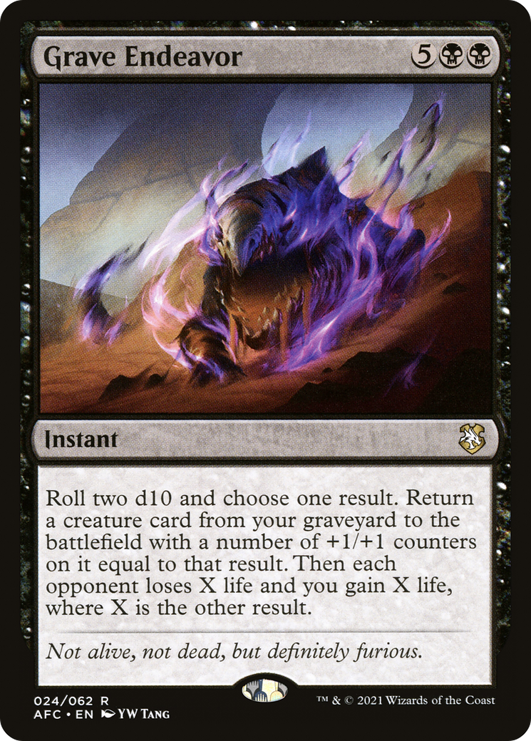 Grave Endeavor (AFC) 24 - WZRD TCG