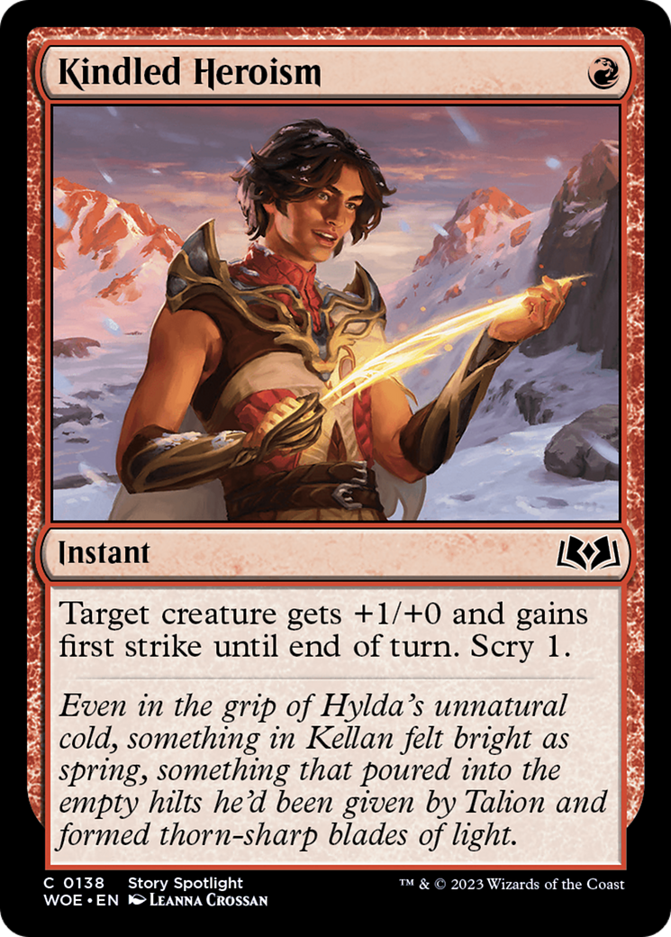 Kindled Heroism (WOE) 138 - WZRD TCG