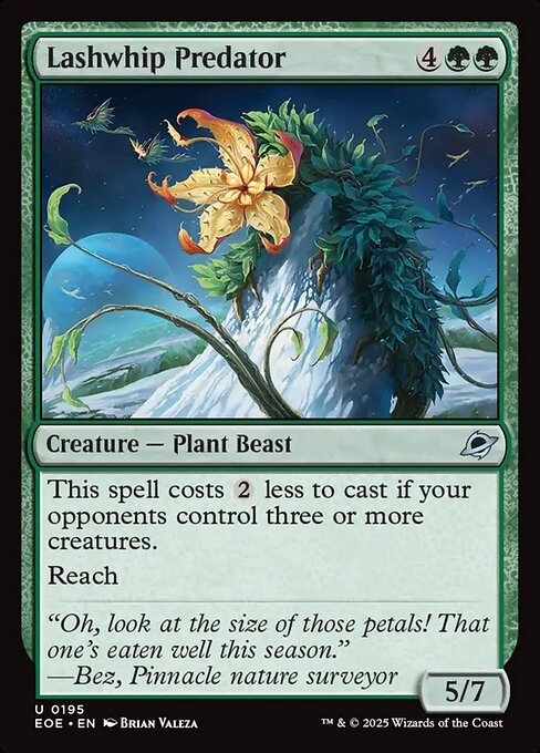 Lashwhip Predator front