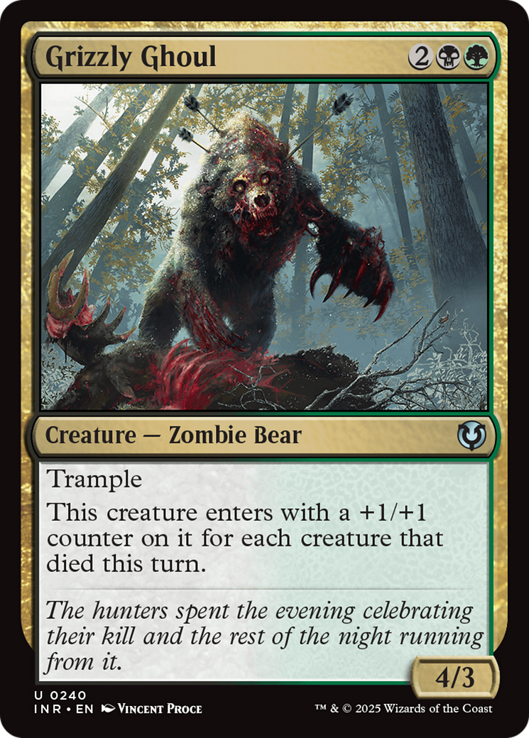 Grizzly Ghoul (INR) 240 - WZRD TCG