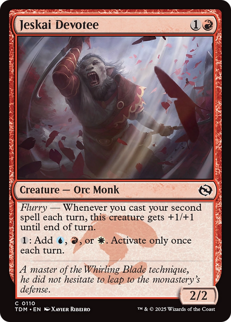 Jeskai Devotee (TDM) 110