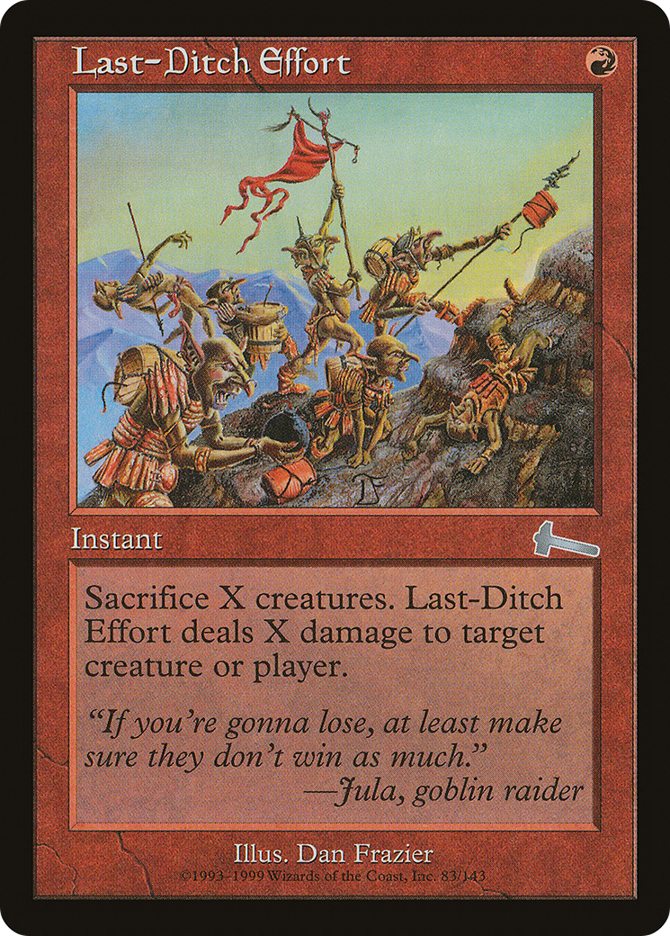 Last-Ditch Effort (ULG) 83 - WZRD TCG
