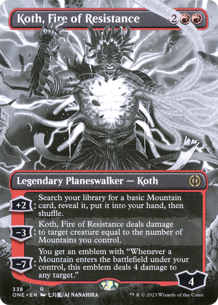 Koth, Fire of Resistance (ONE) 338 - WZRD TCG