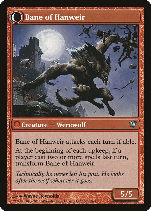Hanweir Watchkeep // Bane of Hanweir back