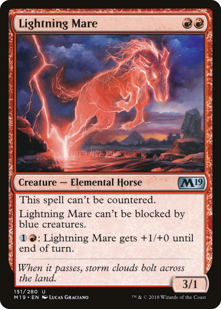 Lightning Mare (M19) 151 - WZRD TCG