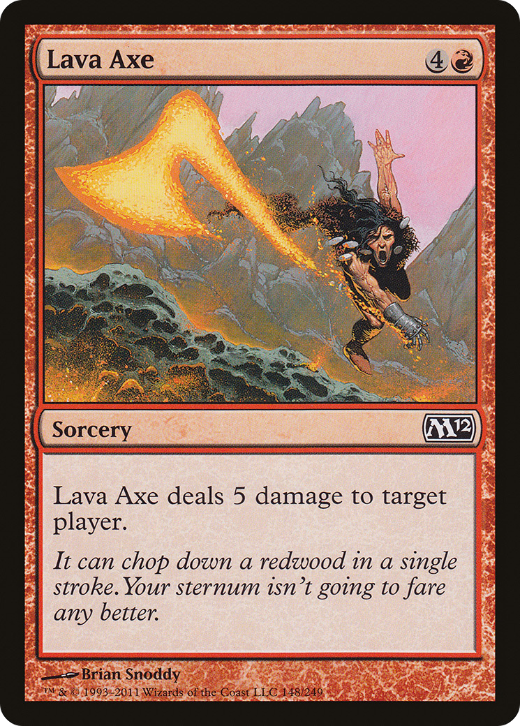 Lava Axe (M12) 148 - WZRD TCG