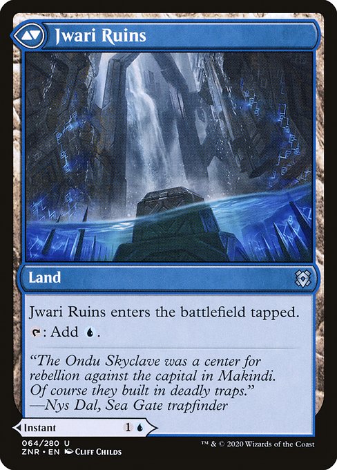 Jwari Disruption // Jwari Ruins (Zendikar Rising 64) - WZRD TCG