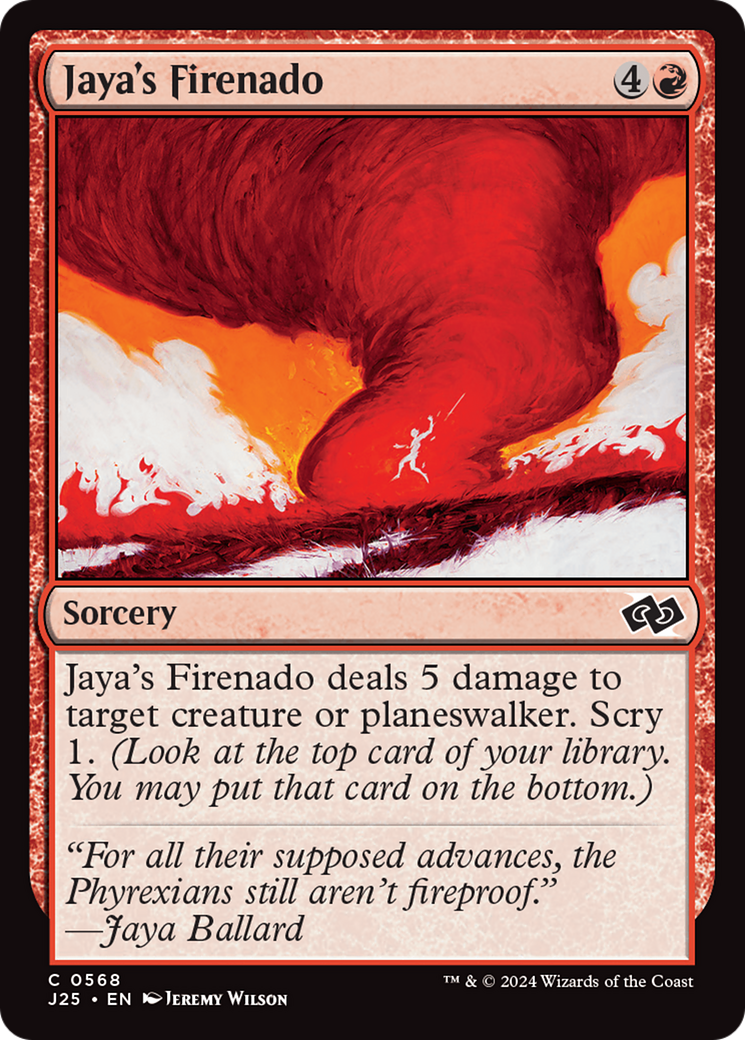 Jaya's Firenado (J25) 568 - WZRD TCG