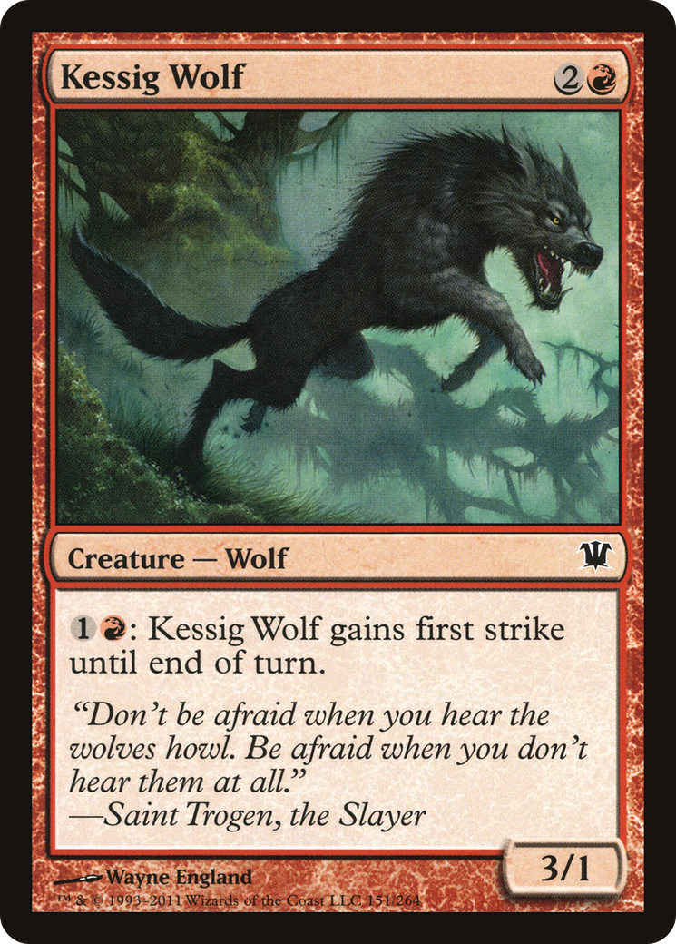 Kessig Wolf (ISD) 151 - WZRD TCG