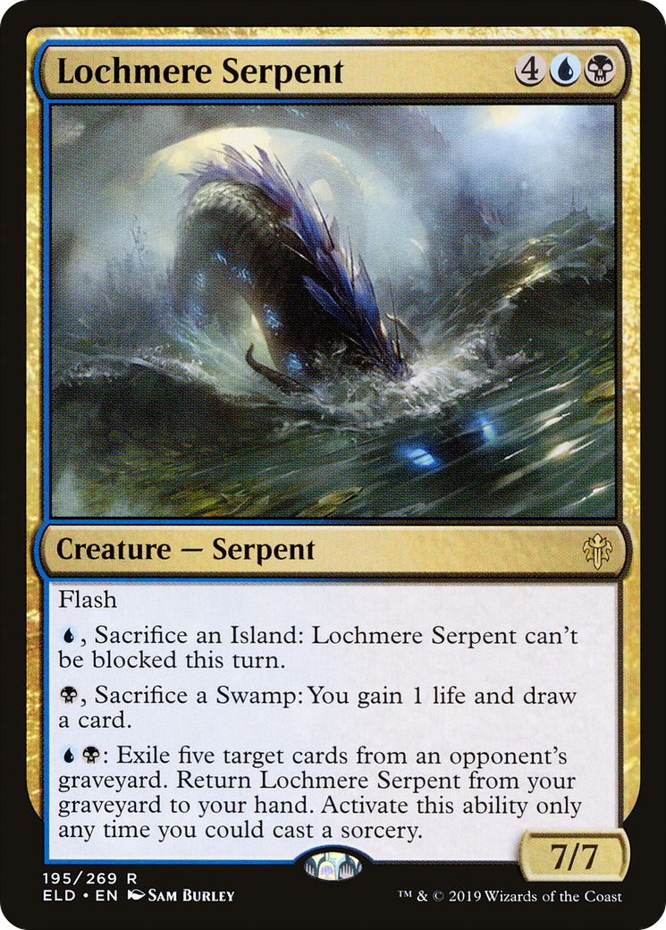 Lochmere Serpent (ELD) 195 - WZRD TCG