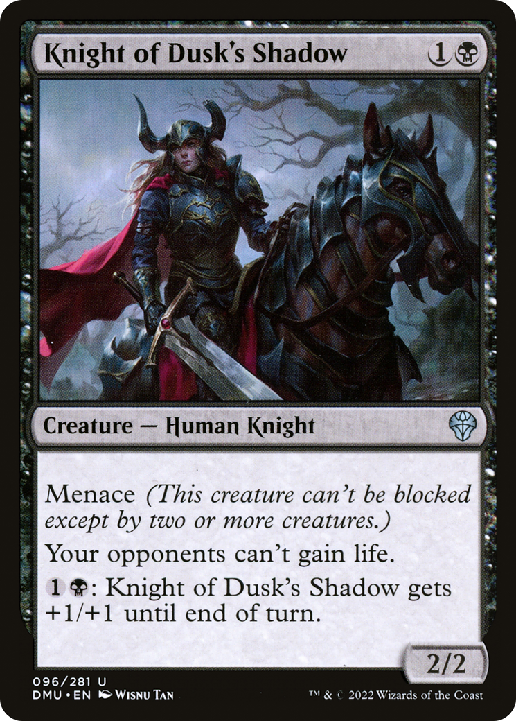 Knight of Dusk's Shadow (DMU) 96 - WZRD TCG