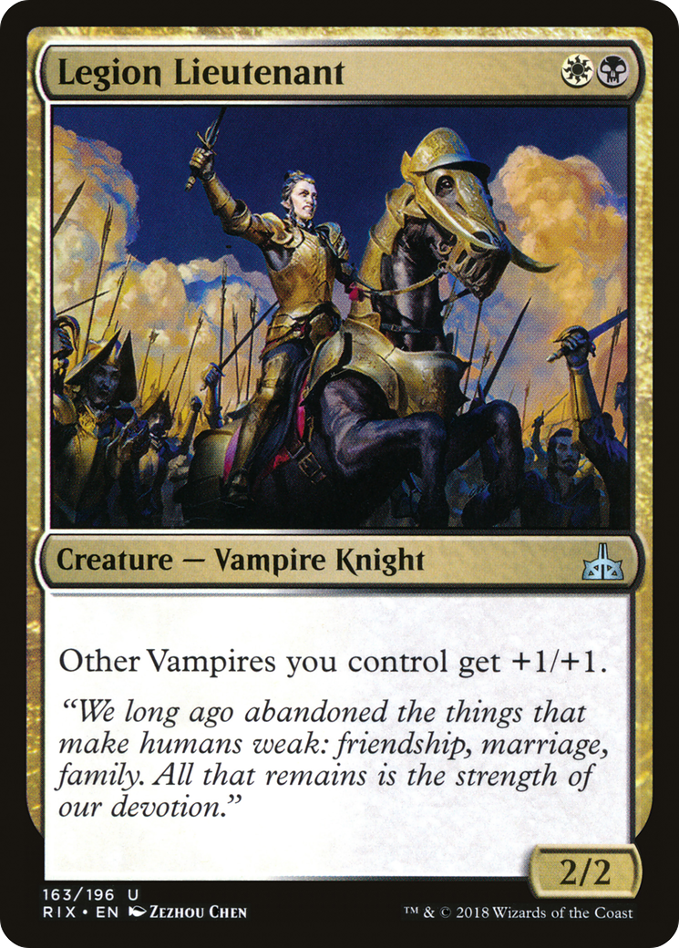 Legion Lieutenant (RIX) 163 - WZRD TCG