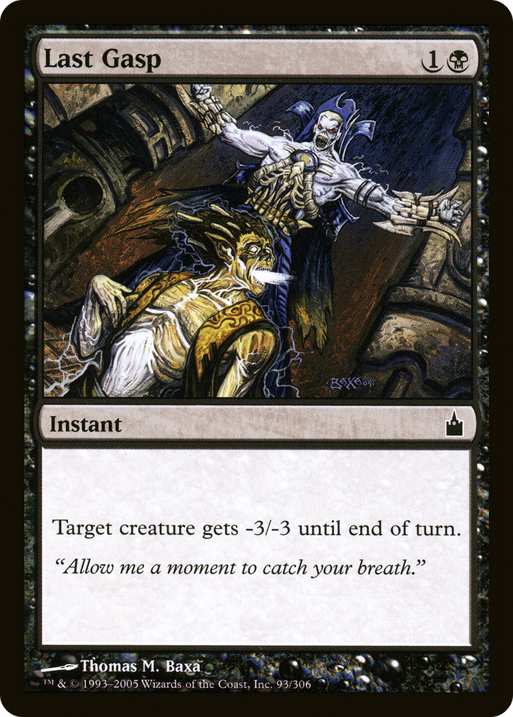 Last Gasp (RAV) 93 - WZRD TCG