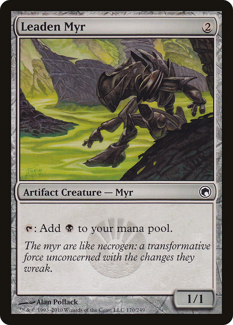 Leaden Myr (SOM) 170 - WZRD TCG