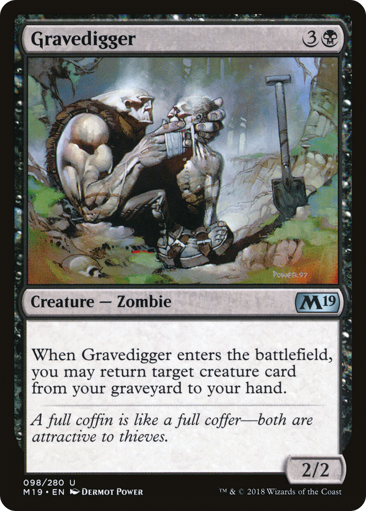 Gravedigger (M19) 98 - WZRD TCG