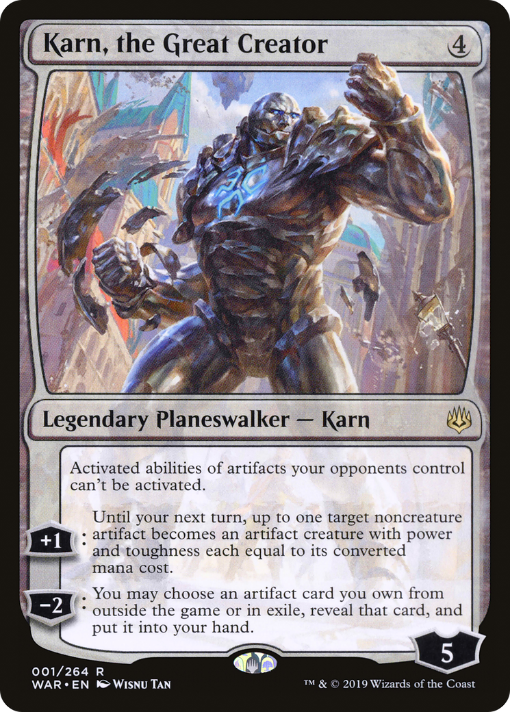 Karn, the Great Creator (WAR) 1 - WZRD TCG