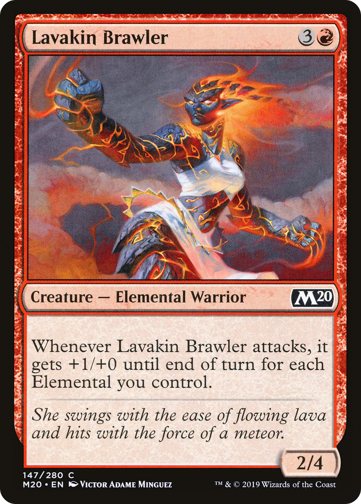 Lavakin Brawler (M20) 147 - WZRD TCG