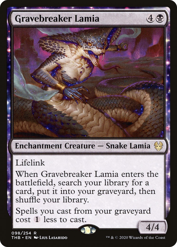 Gravebreaker Lamia (THB) 98 - WZRD TCG