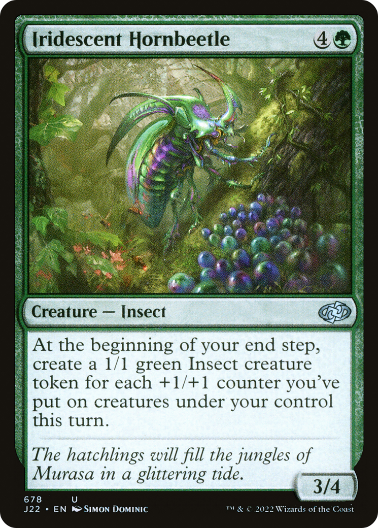 Iridescent Hornbeetle (J22) 678 - WZRD TCG