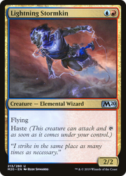 Lightning Stormkin (M20) 213 - WZRD TCG