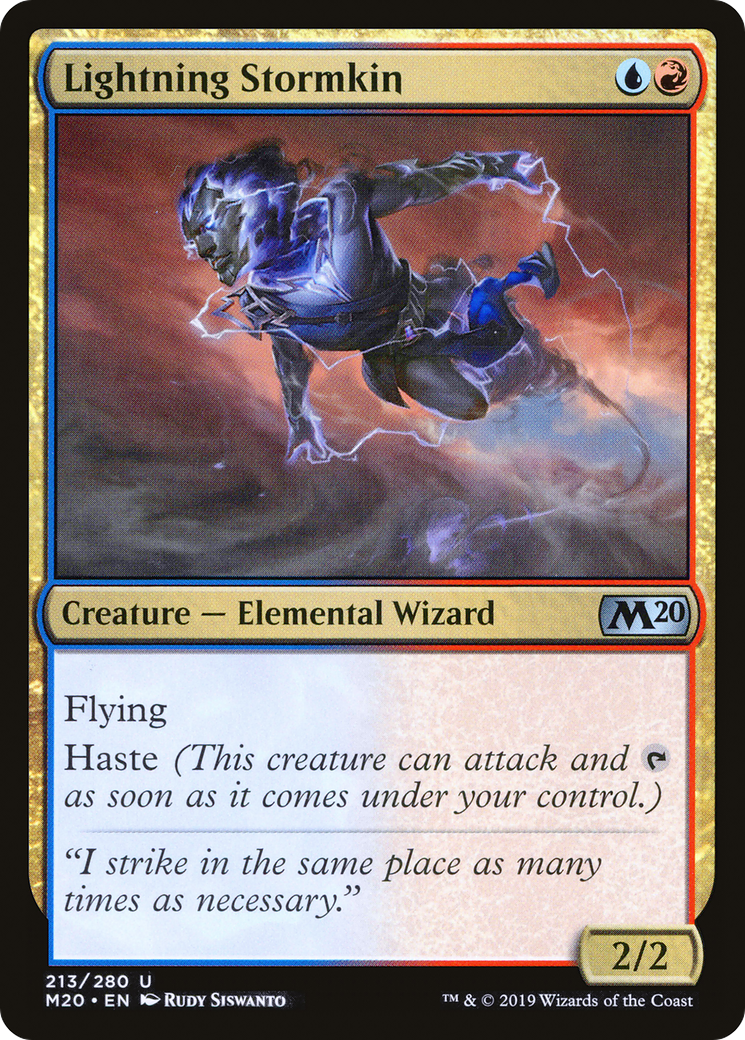 Lightning Stormkin (M20) 213 - WZRD TCG