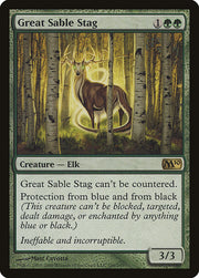 Great Sable Stag front