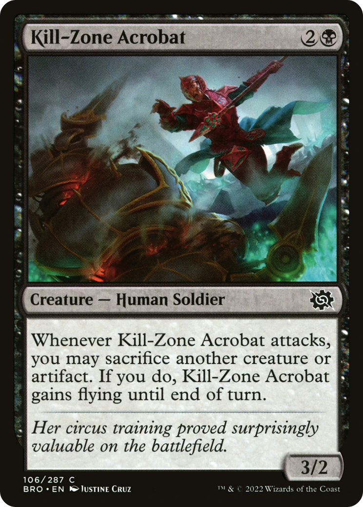 Kill-Zone Acrobat (BRO) 106 - WZRD TCG