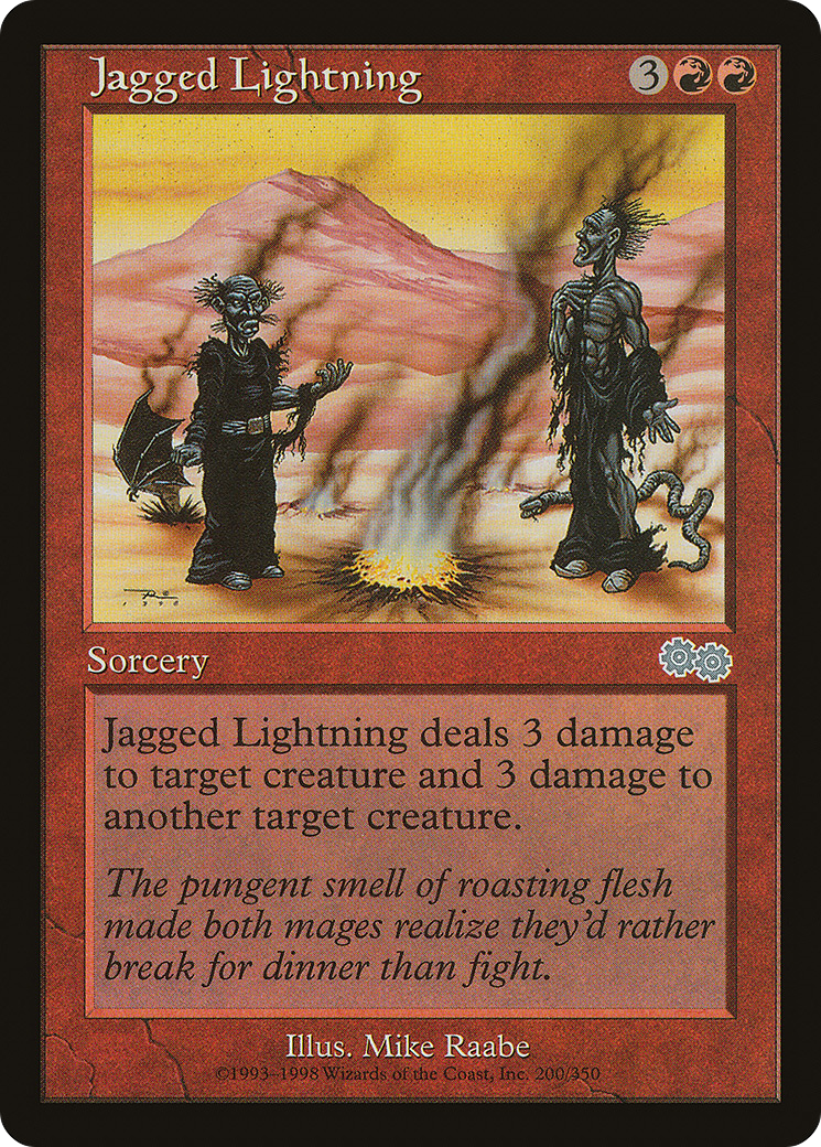 Jagged Lightning (USG) 200 - WZRD TCG