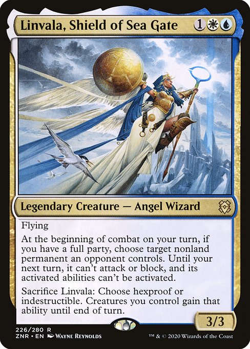 Linvala, Shield of Sea Gate front