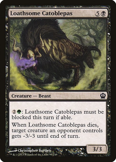 Loathsome Catoblepas front