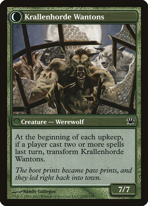 Grizzled Outcasts // Krallenhorde Wantons (Innistrad 185) - WZRD TCG