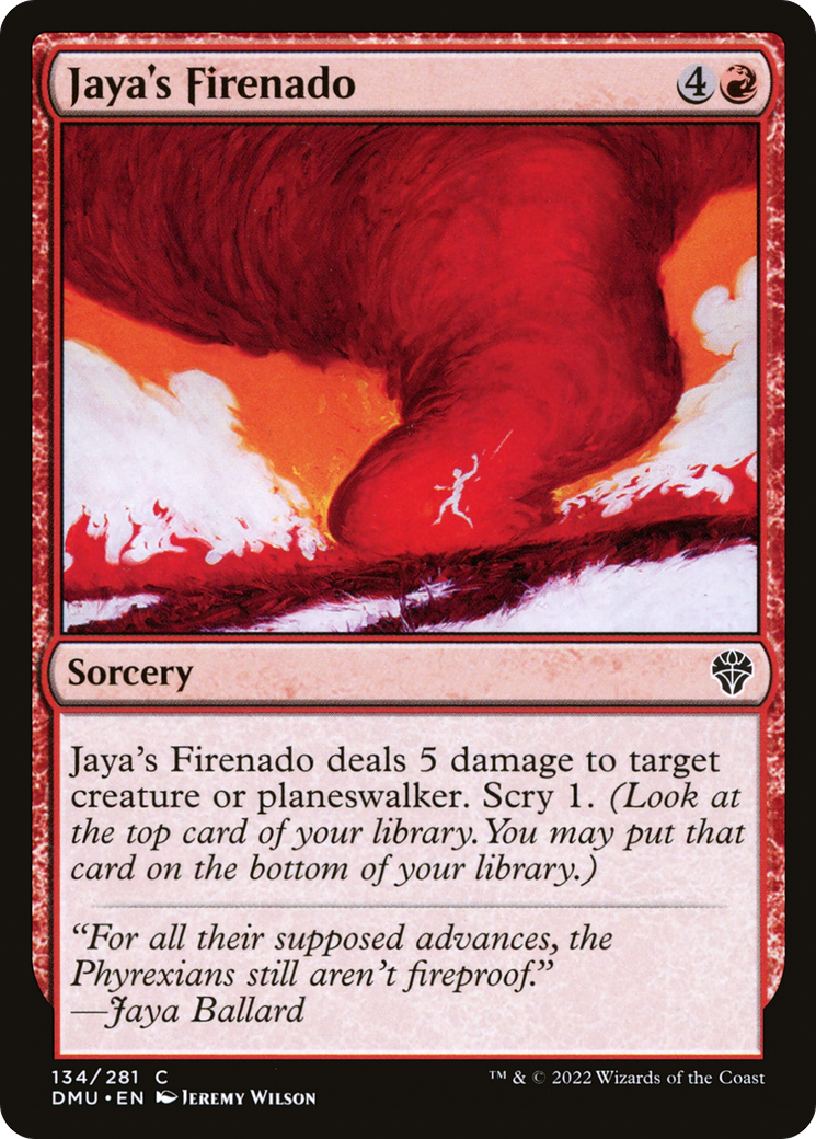 Jaya's Firenado (DMU) 134 - WZRD TCG