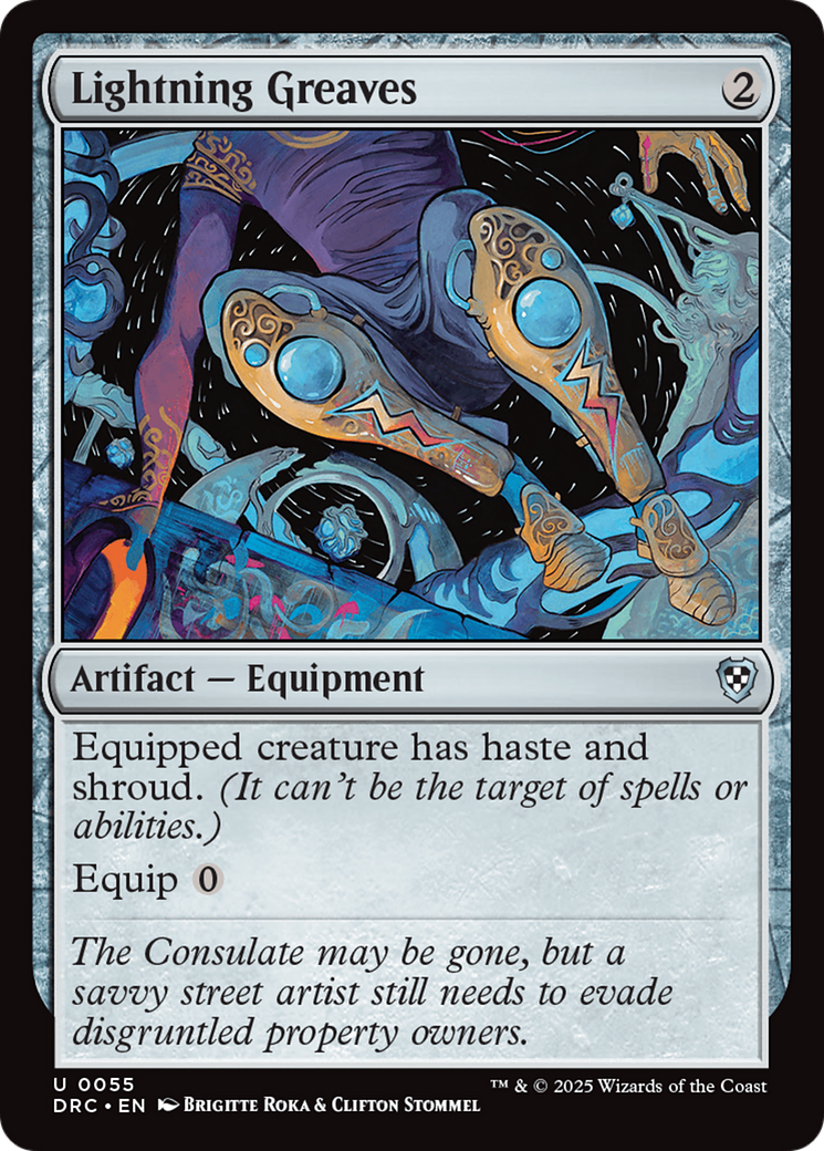 Lightning Greaves (DRC) 55 - WZRD TCG