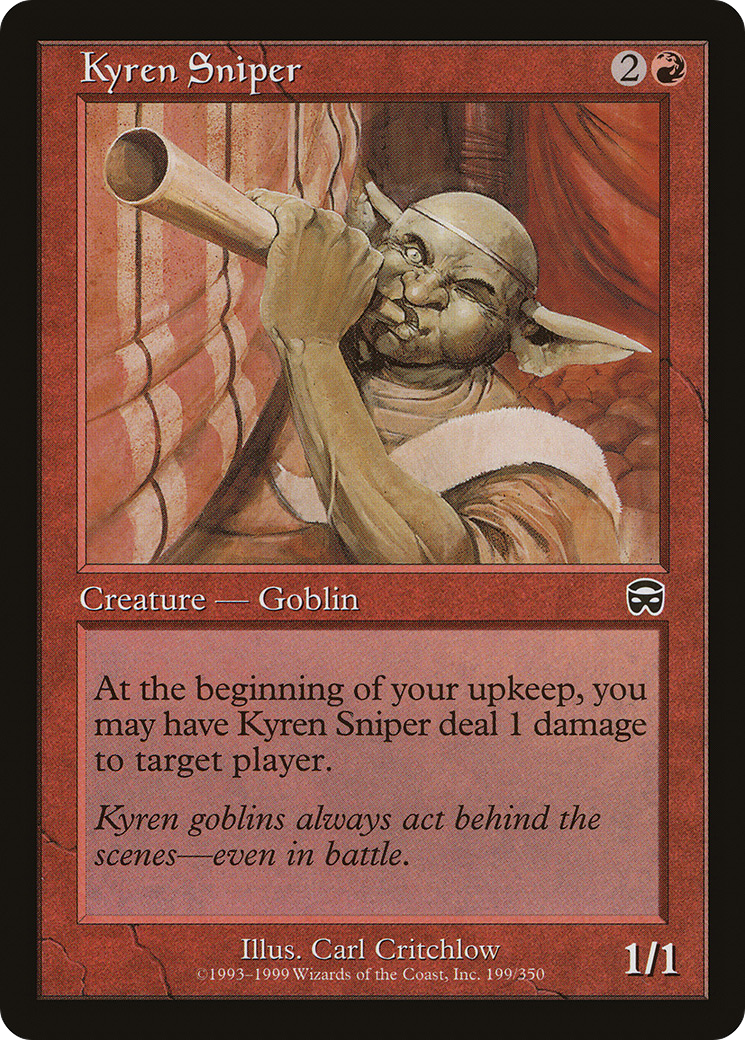Kyren Sniper (MMQ) 199 - WZRD TCG