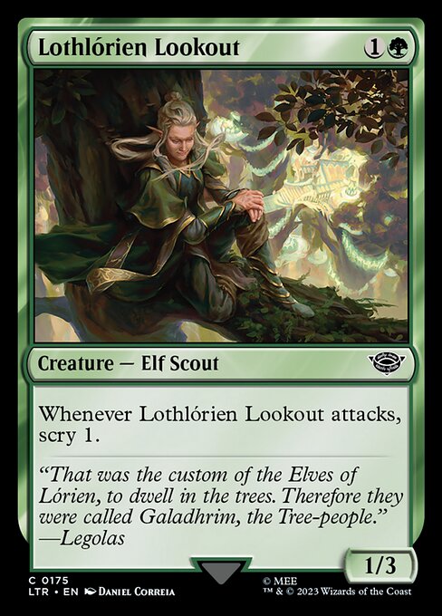 Lothlórien Lookout front