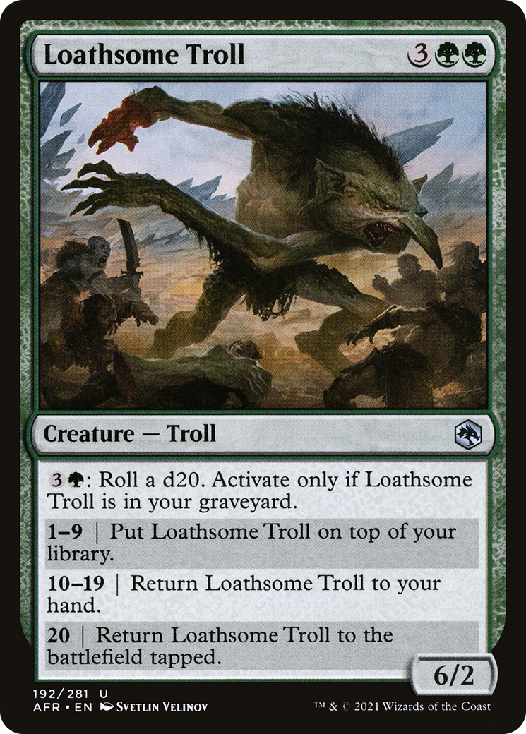 Loathsome Troll (AFR) 192