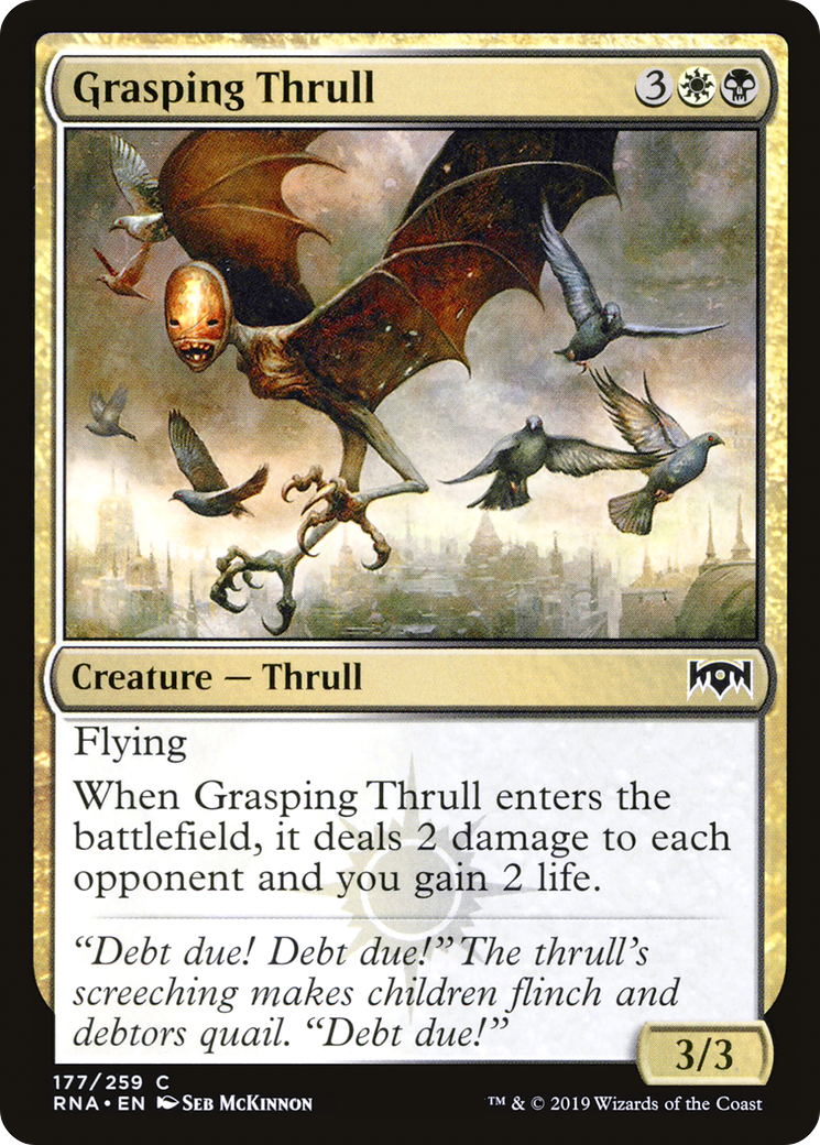 Grasping Thrull (RNA) 177 - WZRD TCG