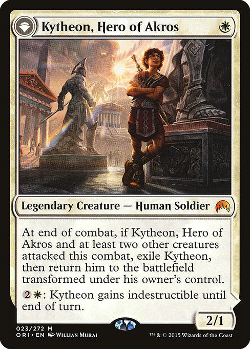 Kytheon, Hero of Akros // Gideon, Battle-Forged front
