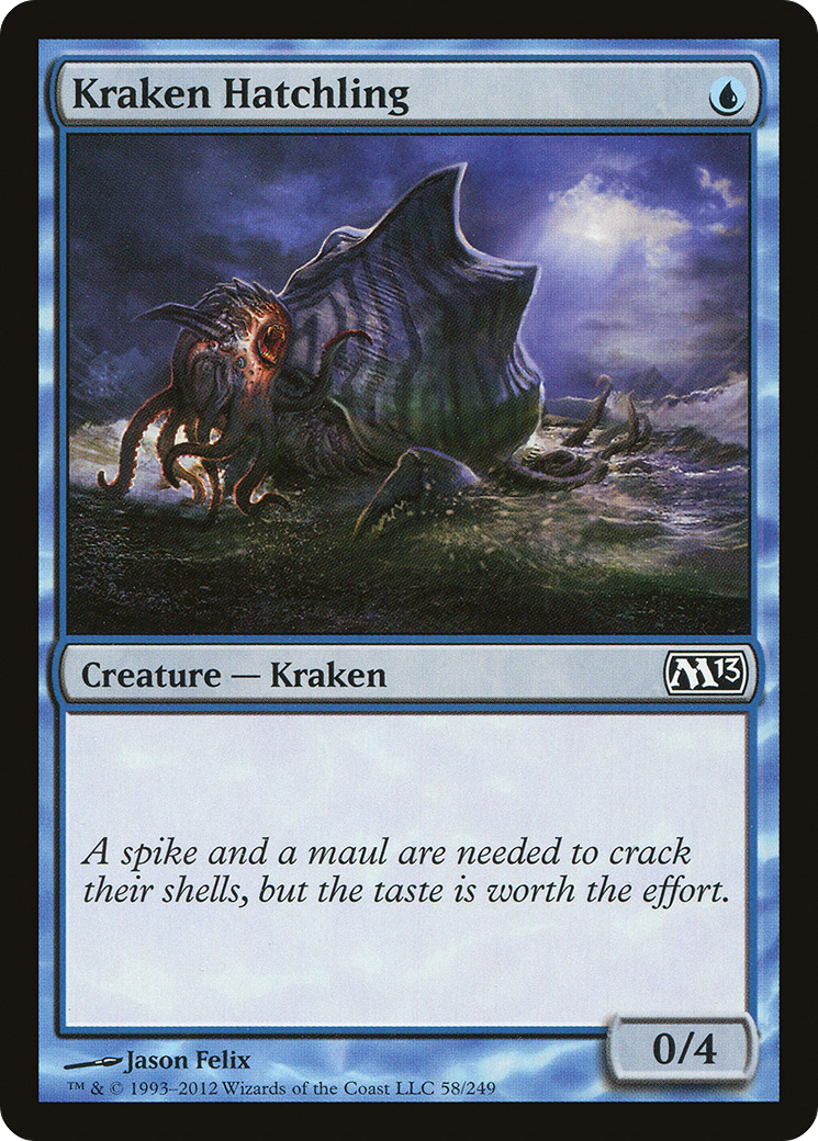 Kraken Hatchling (M13) 58 - WZRD TCG