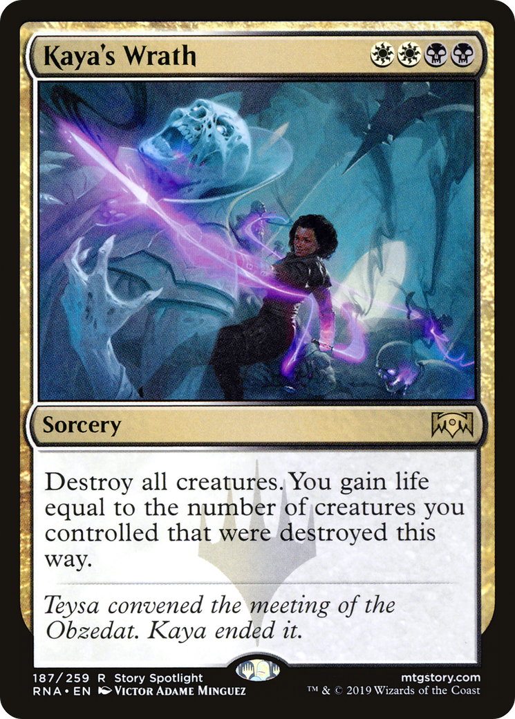 Kaya's Wrath (RNA) 187 - WZRD TCG