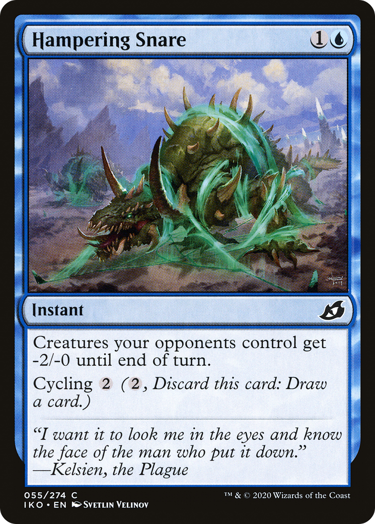 Hampering Snare (IKO) 55 - WZRD TCG
